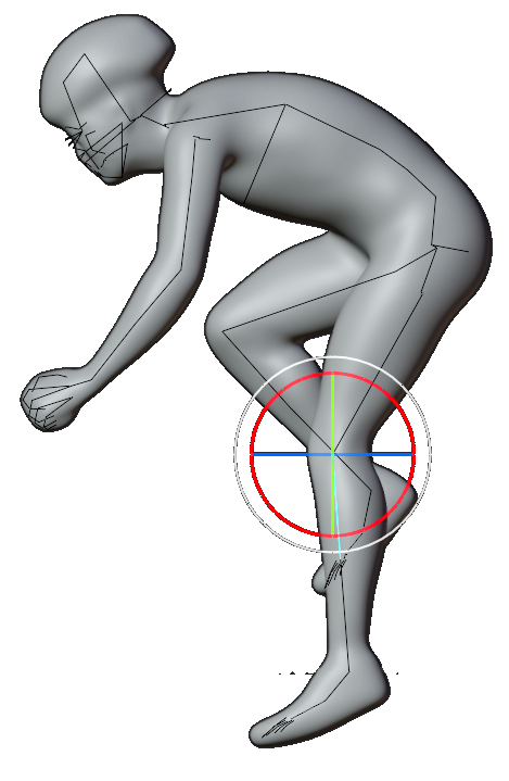 3D model with rig